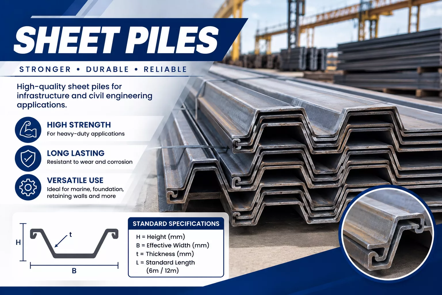SHEET PILES