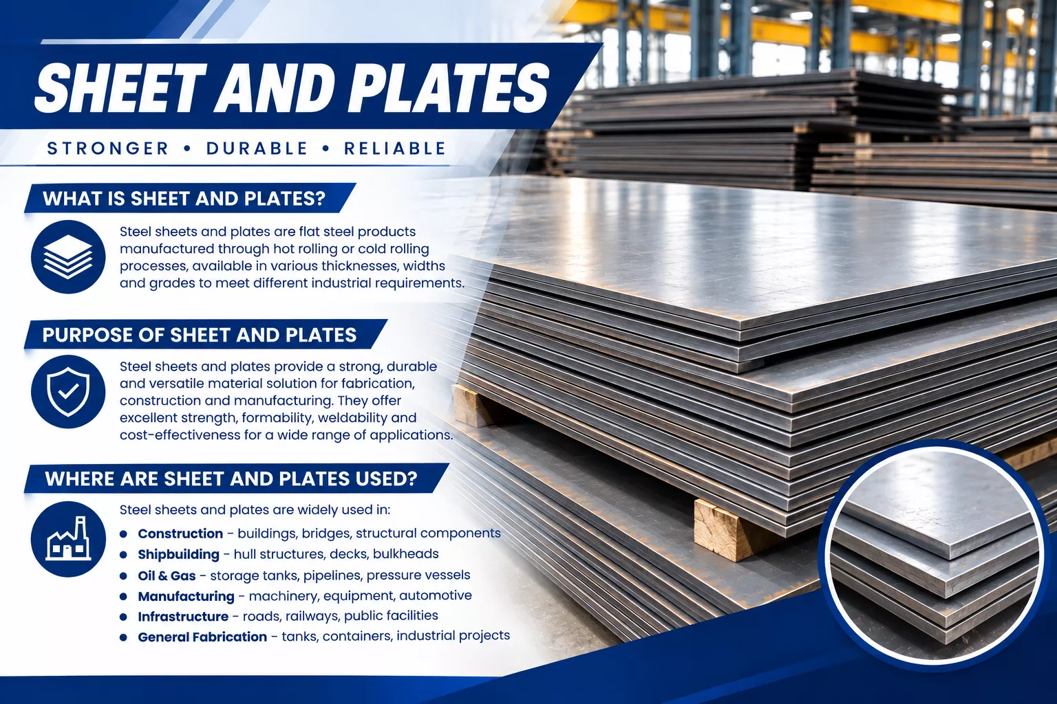 STEEL SHEET AND PLATES