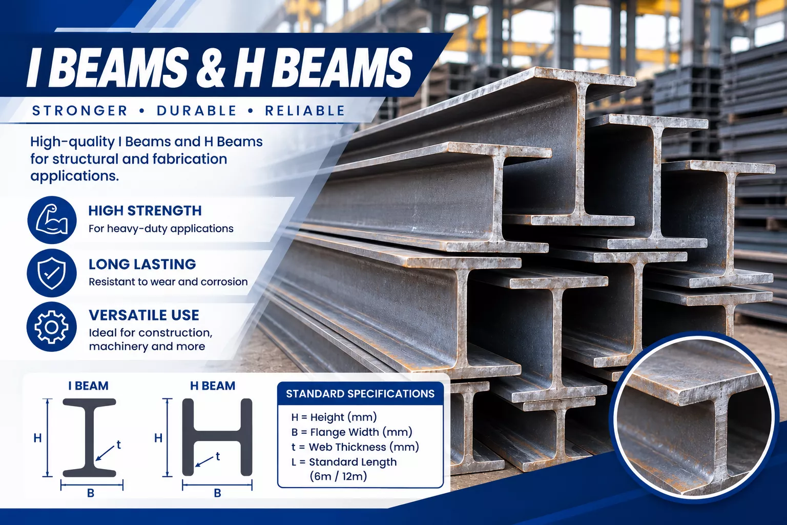 I/H BEAMS